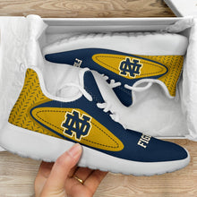 Load image into Gallery viewer, Legend React Notre Dame Fighting Irish Mesh Knit Sneakers