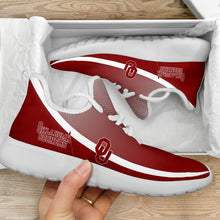 Load image into Gallery viewer, New Style Top Logo Oklahoma Sooners Mesh Knit Sneakers