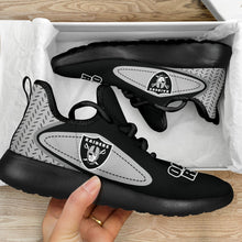 Load image into Gallery viewer, Legend React Oakland Raiders Mesh Knit Sneakers