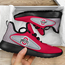 Load image into Gallery viewer, Legend React Ohio State Buckeyes Mesh Knit Sneakers