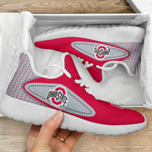 Load image into Gallery viewer, Legend React Ohio State Buckeyes Mesh Knit Sneakers